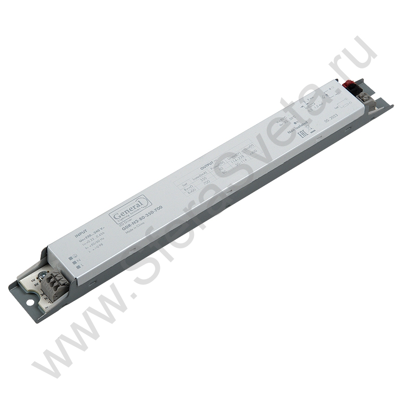 General GDR-N2-80-350-700 Источник тока для LED 80W, 350-700mA, 510131